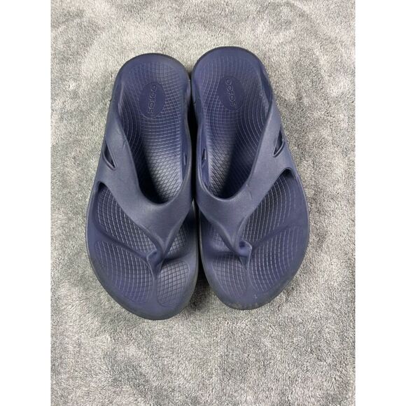 Oofos Unisex Ooriginal Sport Recovery Flip Flop Sandals M10 / W12 Blue Comfort main image 11